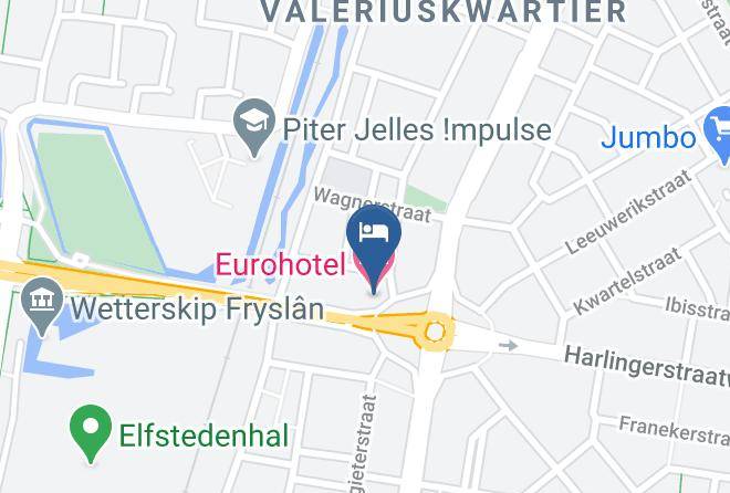 Leeuwarden - Eurohotel Maps