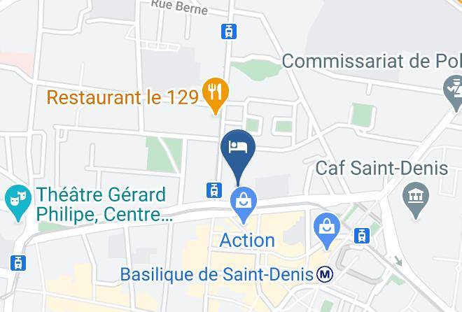 Seine St Denis - Eurohotel Paris Nord Maps