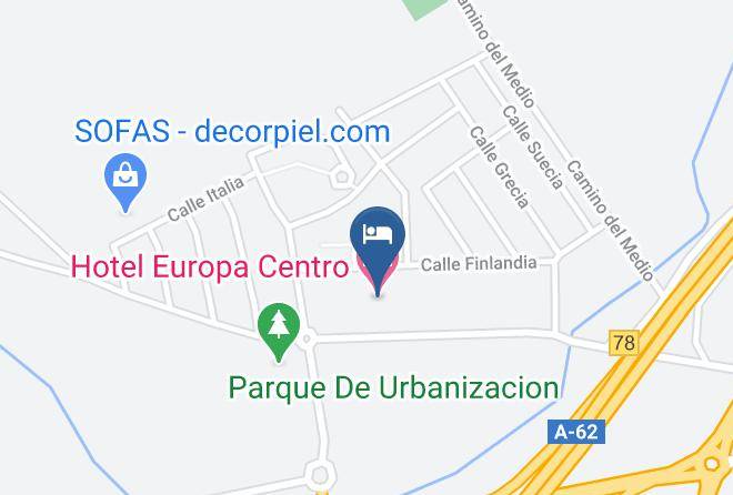 Palencia - Hotel Europa Centro Maps