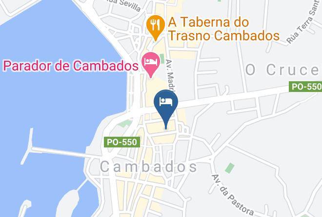 Pontevedra - Hotel Europa Cambados Maps