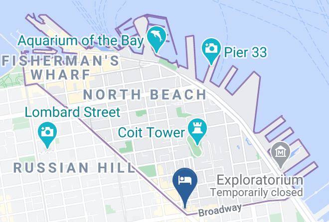 San Francisco - Europa Hotel Maps