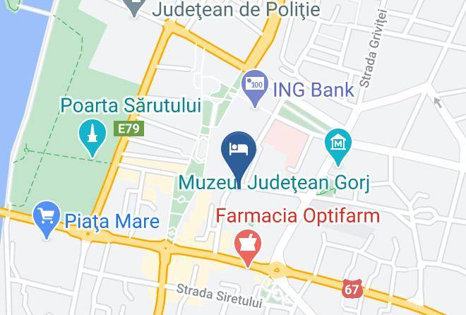 Tirgu Jiu - Europa Hotel Maps