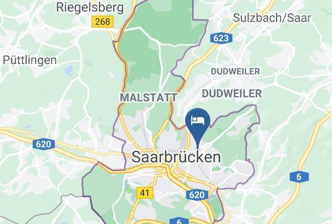 Saarbrucken - Europa Jugendherberge Saarbrucken Maps