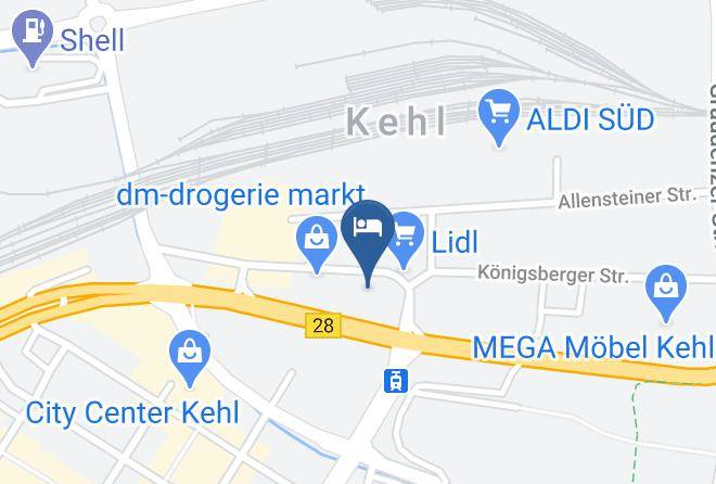 Ortenaukreis - Europa Hotel Kehl Maps