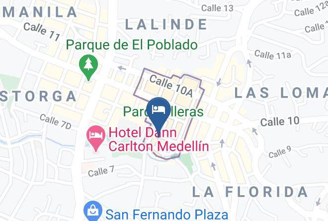 Medellin - Paris Luxury Suites Maps
