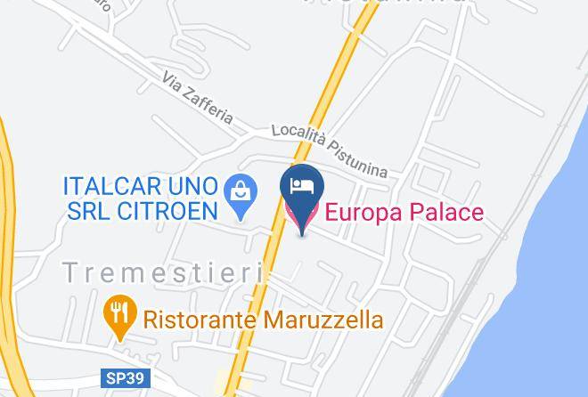 Messina - Europa Palace Hotel Maps