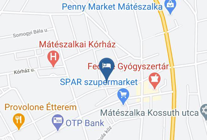 Mateszalka - Europa Panzio Mateszalka Maps