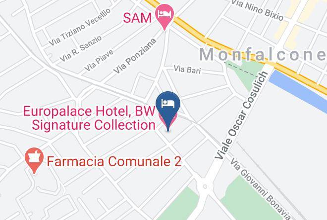 Europalace Hotel Bw Signature Collection Map