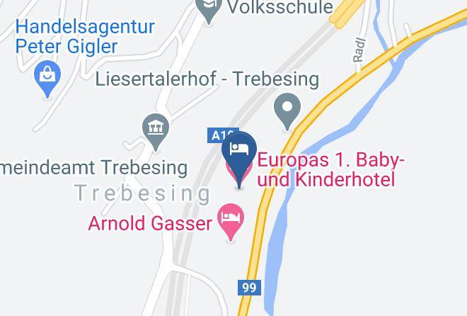 Spittal An Der Drau - Europas 1 Baby Und Kinderhotel Maps