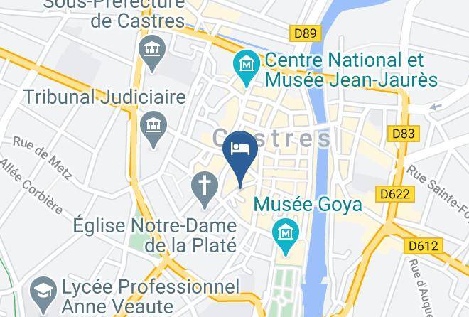 Tarn - Europe Hotel Castres Maps