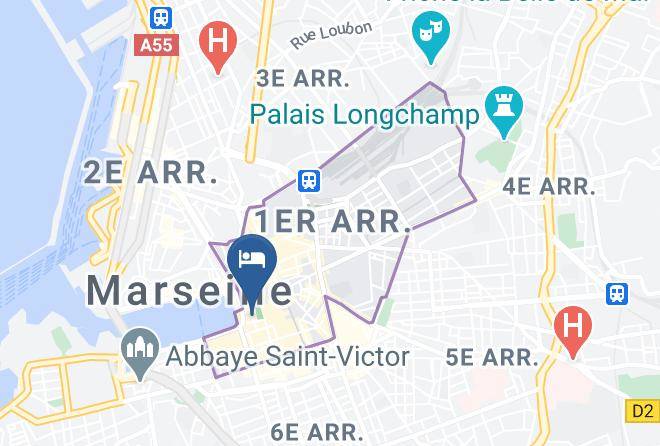 Bouches Du Rhone - Europe Hotel Vieux Port Marseille Maps