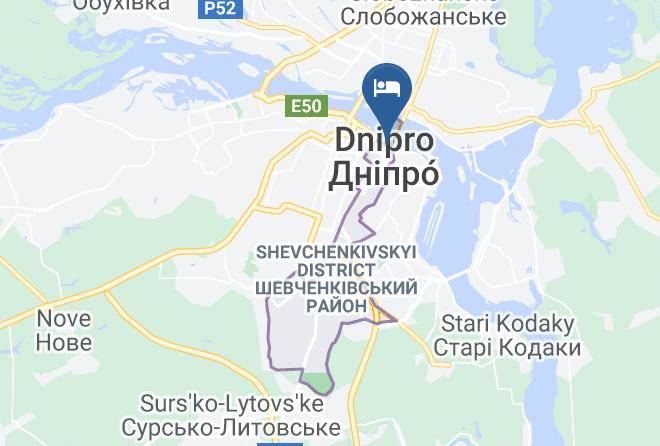 Dnipro - European Part Hotel Maps