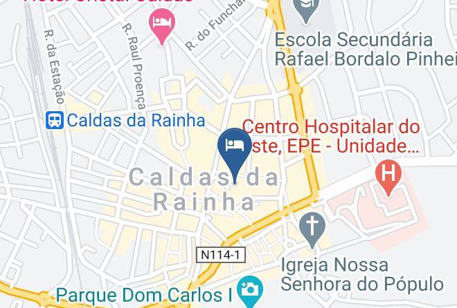 Caldas Da Rainha - Europeia Hotel Maps