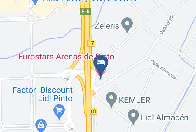 Madrid - Eurostars Arenas De Pinto Maps