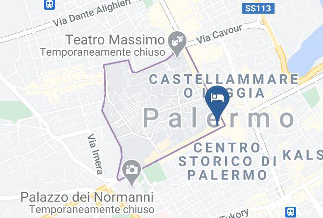 Palermo - Eurostars Centrale Palace Maps