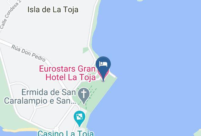 Pontevedra - Eurostars Gran Hotel La Toja Maps