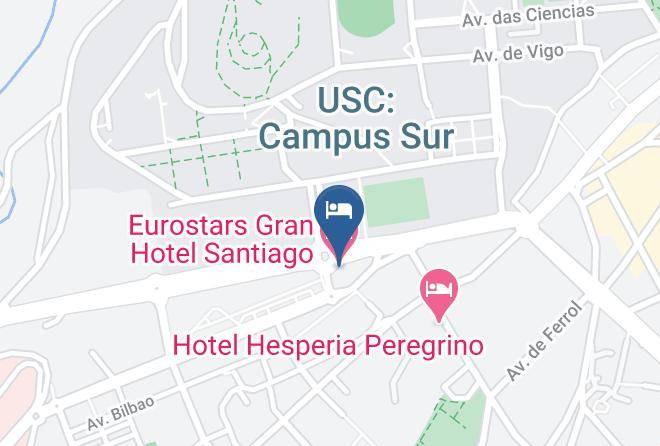 Auna - Eurostars Gran Hotel Santiago Maps