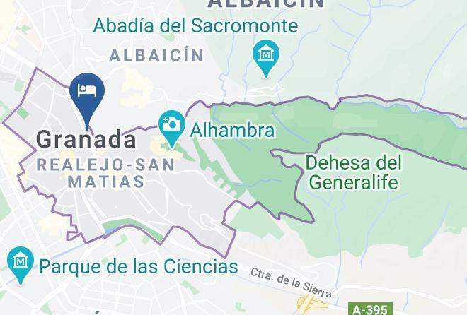 Granada - Eurostars Gran Via Maps