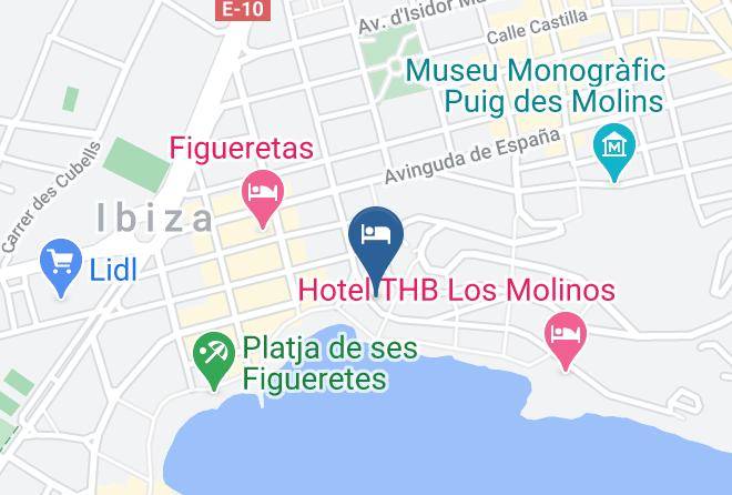 Baleares - Eurostars Ibiza Maps