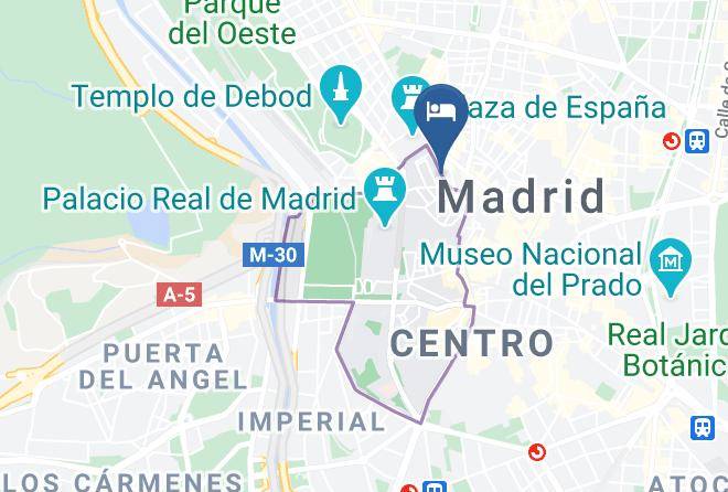 Madrid - Eurostars Madrid Gran Via Maps