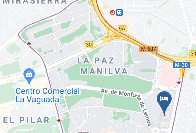 Madrid - Eurostars Madrid Tower Maps