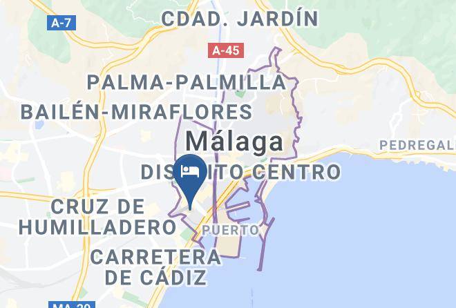 Malaga - Eurostars Malaga Maps