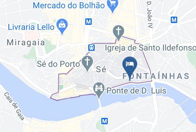 Eurostars Porto Douro Map