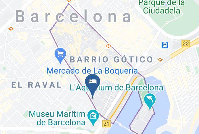 Barcelona - Eurostars Ramblas Maps