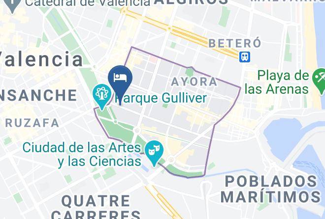 Valencia - Eurostars Rey Don Jaime Maps