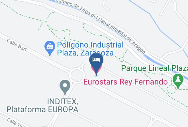 Eurostars Rey Fernando Map