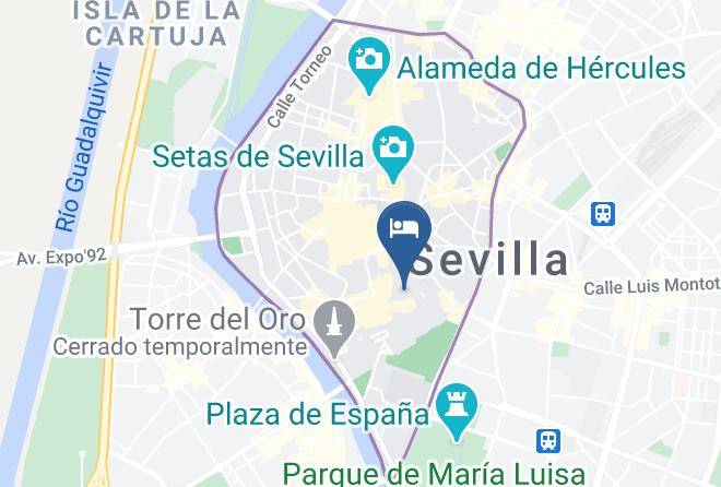 Seville - Eurostars Sevilla Boutique Maps