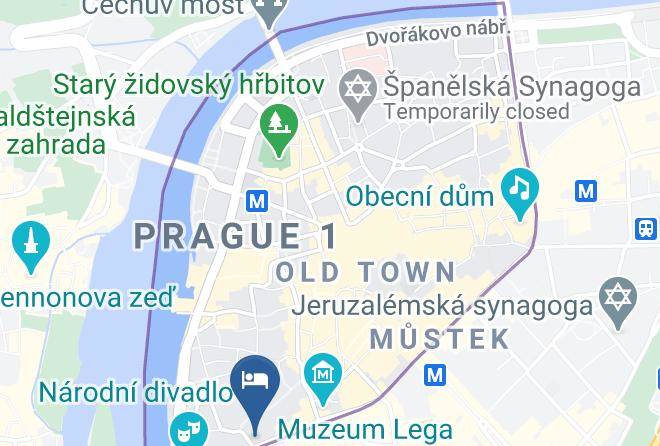 Prague - Hotel Eurostars Thalia Maps