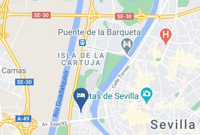 Eurostars Torre Sevilla Map