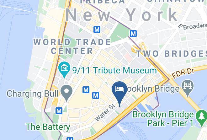 New York - Eurostars Wall Street Maps