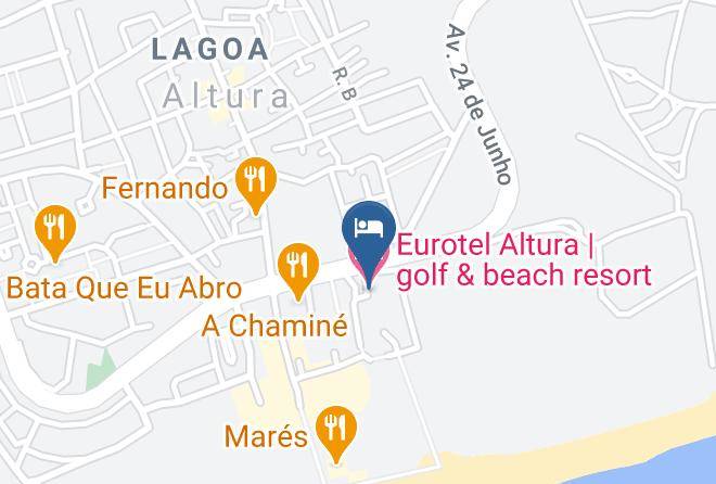 Castro Marim - Eurotel Altura Golf & Beach Resort Maps