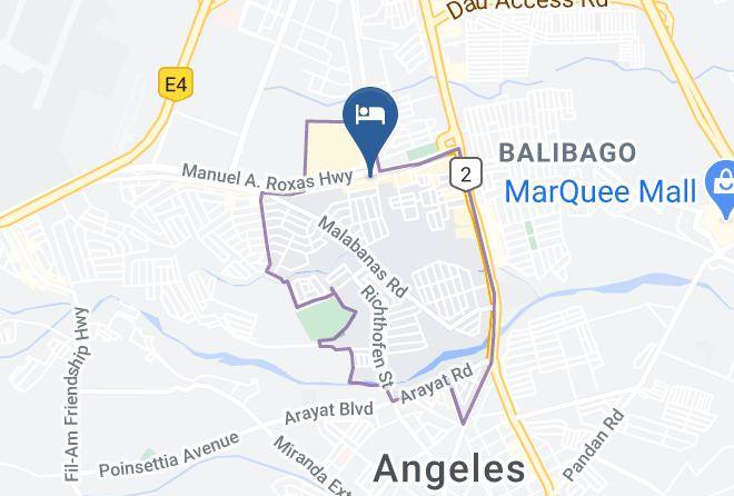 Eurotel Angeles Map