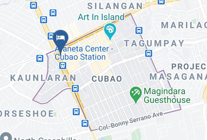 Eurotel Vivaldi Araneta Map