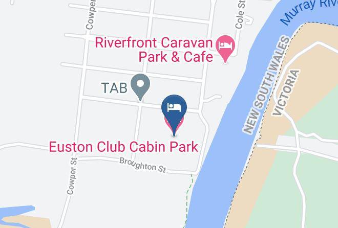Balranald - Euston Club Cabin Park Maps