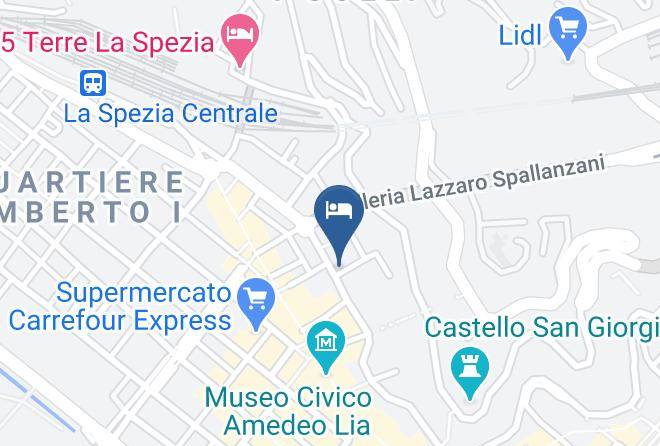 La Spezia - Eva Affittacamere Maps