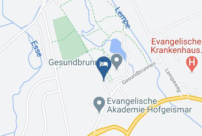 Kassel - Evangelische Tagungsstatte Hofgeismar Im Vch Maps