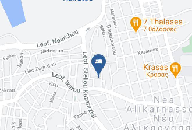 Iraklion - Evans Hotel Maps