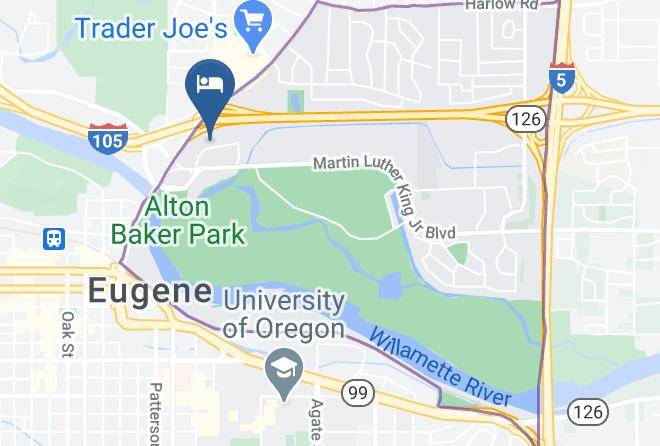 Lane - Even Hotel Eugene Maps