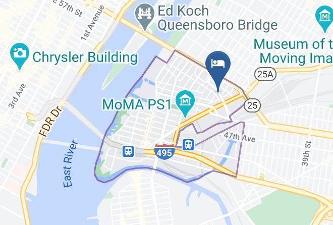 Queens - Even Hotel Long Island City New York Maps