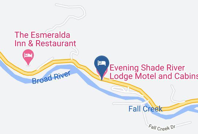 Rutherford - Evening Shade River Lodge Motel And Cabins Maps