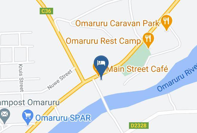 Omaruru - Evening Shade Self Catering Maps