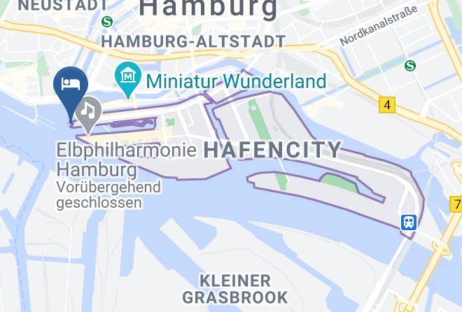 Stadt Hamburg - Eventschiff Grosser Michel Maps