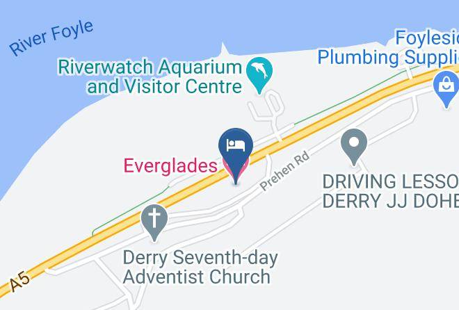 Derry Strabane - Everglades Hotel Maps