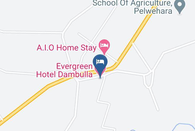 Kandy - Evergreen Hotel Dambulla Maps