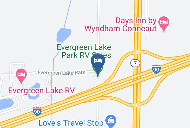 Ashtabula - Evergreen Lake Park Rv Sales Maps
