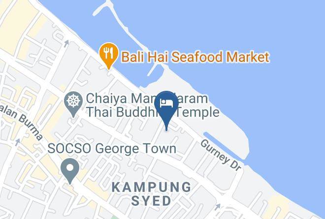 Georgetown - Evergreen Laurel Hotel Penang Maps